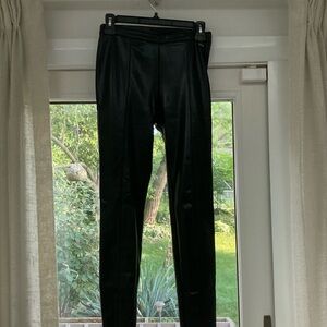 Black Leather Women’s Pants. A/X Armani Exchange. Brand New. Skinny Style. S.